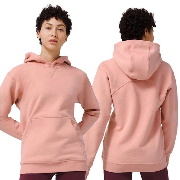 lululemon athletica Tops - lululemon ‘All Yours’ blush pink hooded sweatshirt